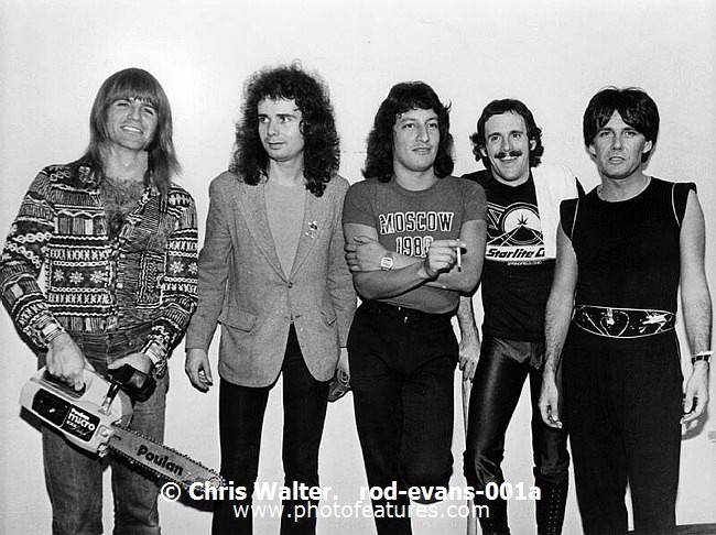 Photo of Deep Purple for media use , reference; rod-evans-001a,www.photofeatures.com