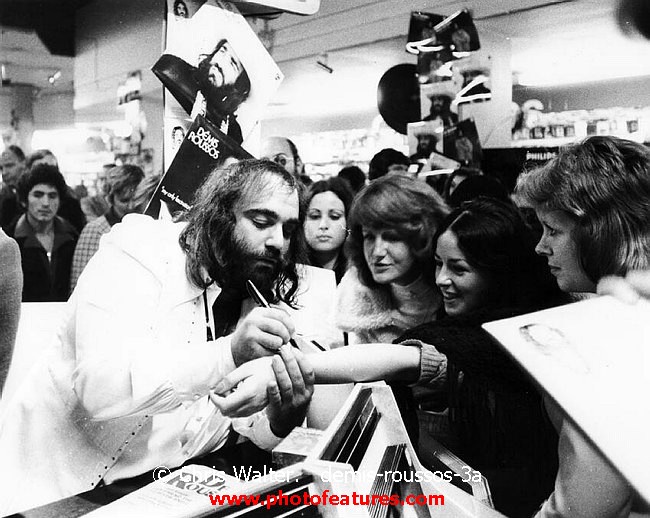 Photo of Demis Roussos for media use , reference; demis-roussos-3a,www.photofeatures.com