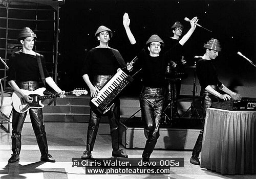 Photo of Devo for media use , reference; devo-005a,www.photofeatures.com