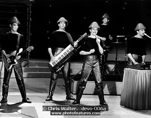 Photo of Devo for media use , reference; devo-006a,www.photofeatures.com