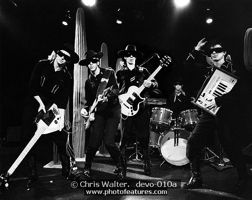 Photo of Devo for media use , reference; devo-010a,www.photofeatures.com