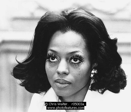 Photo of Diana Ross by Chris Walter , reference; r05003a,www.photofeatures.com