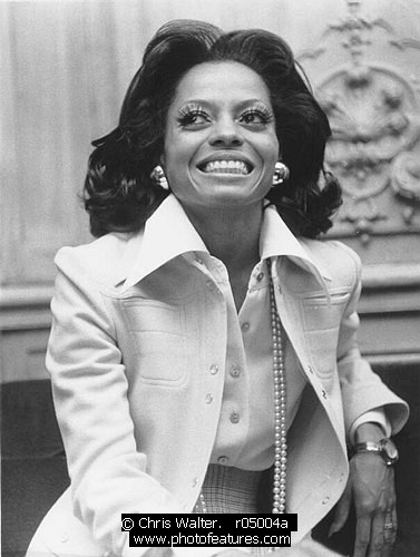 Photo of Diana Ross by Chris Walter , reference; r05004a,www.photofeatures.com