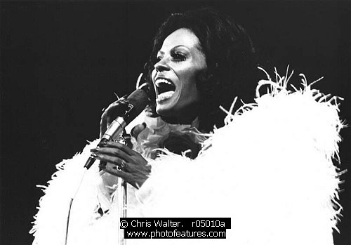 Photo of Diana Ross by Chris Walter , reference; r05010a,www.photofeatures.com
