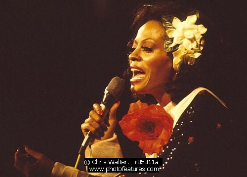 Photo of Diana Ross by Chris Walter , reference; r05011a,www.photofeatures.com