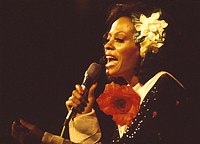 Photo of Diana Ross 1973<br> Chris Walter<br>