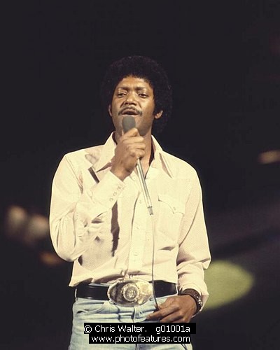 Photo of Dobie Gray by Chris Walter , reference; g01001a,www.photofeatures.com