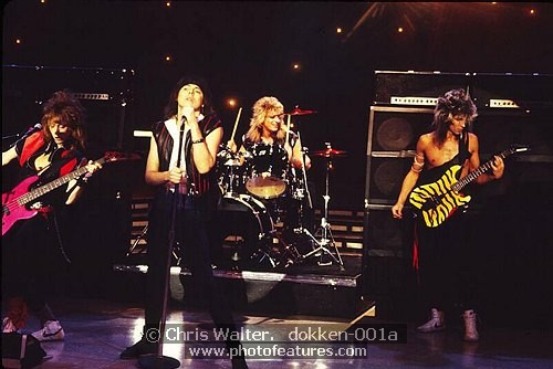 Photo of Dokken for media use , reference; dokken-001a,www.photofeatures.com