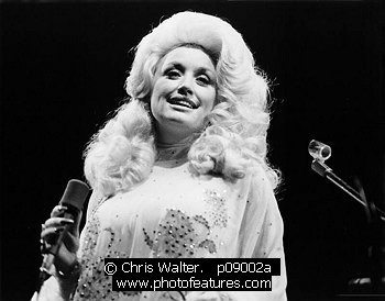 Photo of Dolly Parton by Chris Walter , reference; p09002a,www.photofeatures.com