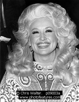 Photo of Dolly Parton by Chris Walter , reference; p09003a,www.photofeatures.com
