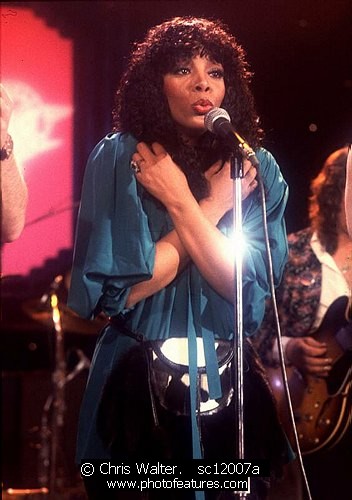 Photo of Donna Summer for media use , reference; sc12007a,www.photofeatures.com