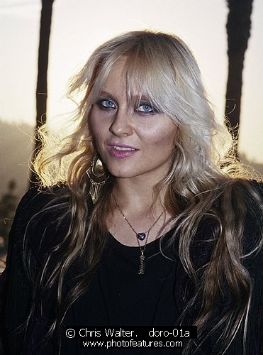 Doro Pesch doro-01a photography by © Chris Walter Photo of Doro Pesch for media use , reference; doro-01a,www.photofeatures.com