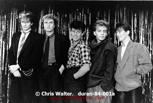 Photo of Duran Duran for media use , reference; duran-84-001a,www.photofeatures.com