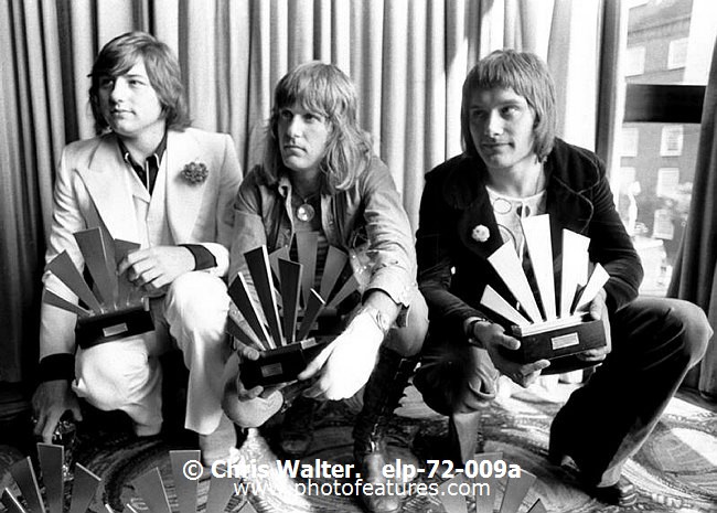 Photo of ELP Emerson Lake and Palmer  for media use , reference; elp-72-009a,www.photofeatures.com