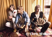 Emerson Lake & Palmer 1972 ELP at Melody Maker Awards. Greg Lake, Keith Emerson and Carl Palmer<br> Chris Walter<br>