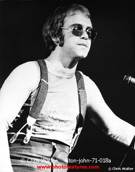 Photo of Elton John for media use , reference; elton-john-71-018a,www.photofeatures.com