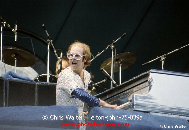 Photo of Elton John for media use , reference; elton-john-75-039a,www.photofeatures.com