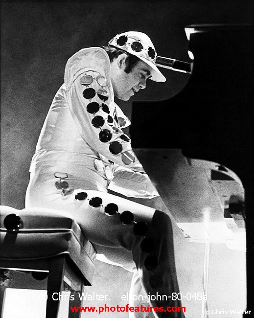 Photo of Elton John for media use , reference; elton-john-80-048a,www.photofeatures.com