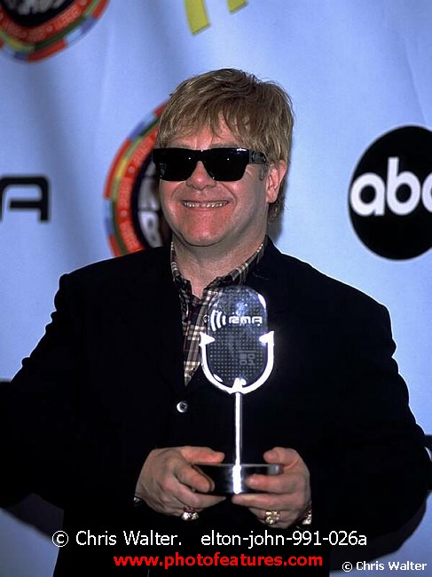 Photo of Elton John for media use , reference; elton-john-991-026a,www.photofeatures.com