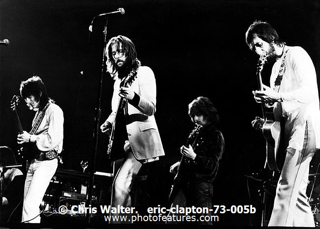 Photo of Eric Clapton for media use , reference; eric-clapton-73-005b,www.photofeatures.com