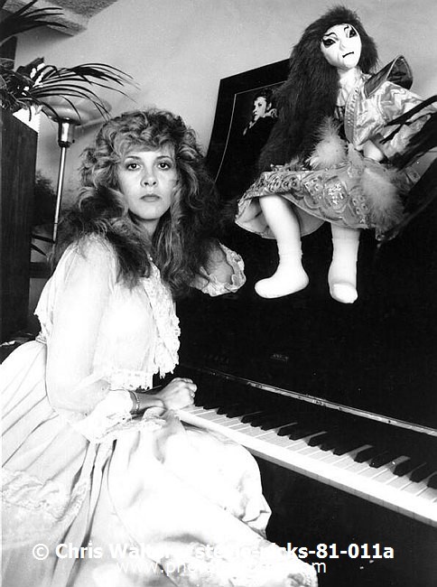 Photo of Fleetwood Mac for media use , reference; stevie-nicks-81-011a,www.photofeatures.com