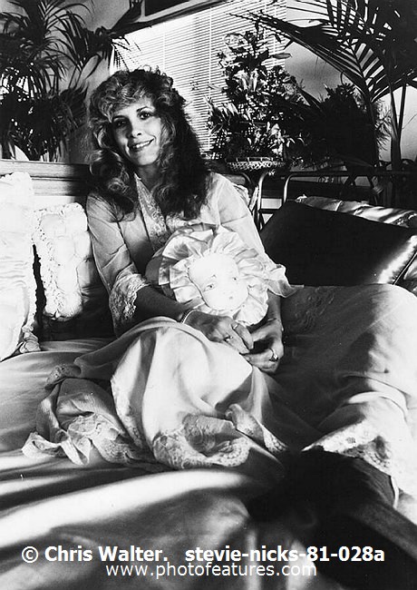 Photo of Fleetwood Mac for media use , reference; stevie-nicks-81-028a,www.photofeatures.com