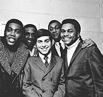 Photo of Four Tops and Johnny Rivers 1967<br> Chris Walter<br>