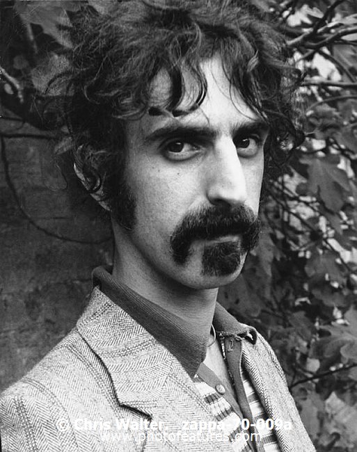 Photo of Frank Zappa for media use , reference; zappa-70-009a,www.photofeatures.com