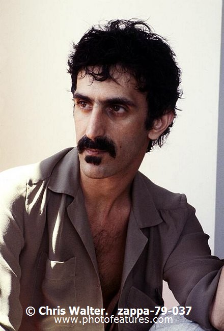 Photo of Frank Zappa for media use , reference; zappa-79-037,www.photofeatures.com