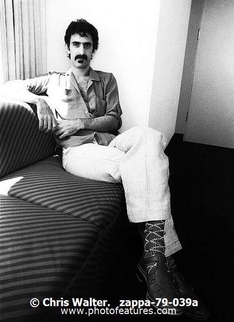 Photo of Frank Zappa for media use , reference; zappa-79-039a,www.photofeatures.com