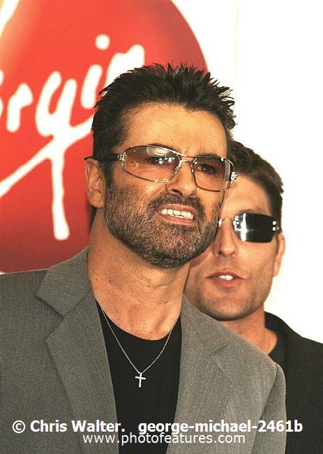 Photo of George Michael for media use , reference; george-michael-2461b,www.photofeatures.com