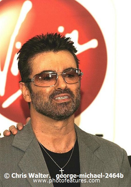 Photo of George Michael for media use , reference; george-michael-2464b,www.photofeatures.com