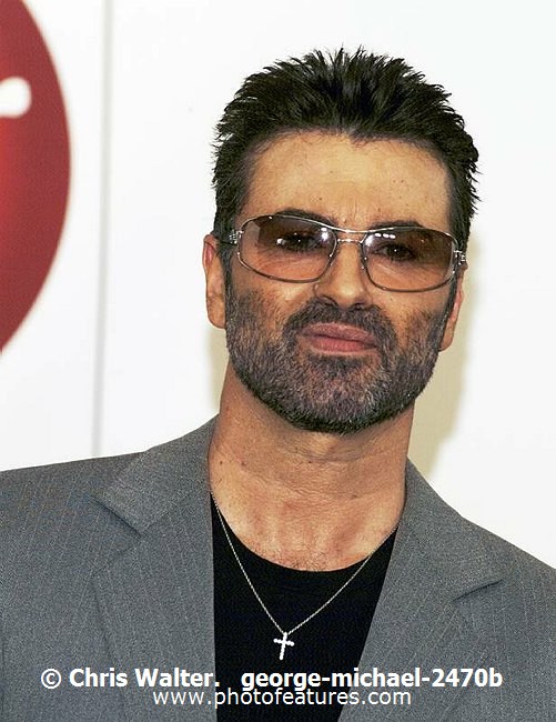 Photo of George Michael for media use , reference; george-michael-2470b,www.photofeatures.com