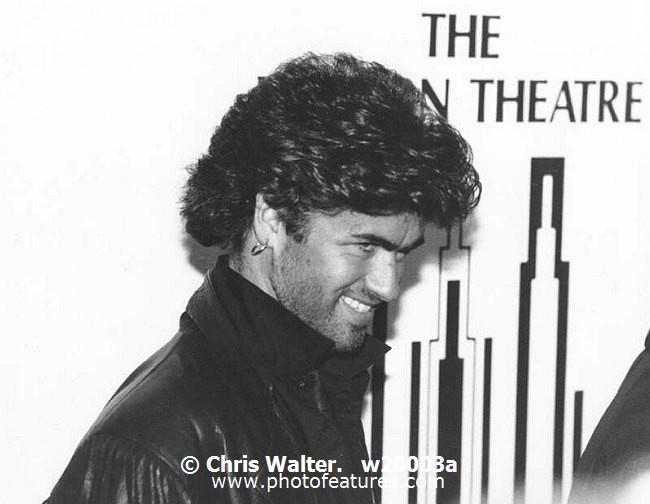 Photo of George Michael for media use , reference; w20003a,www.photofeatures.com
