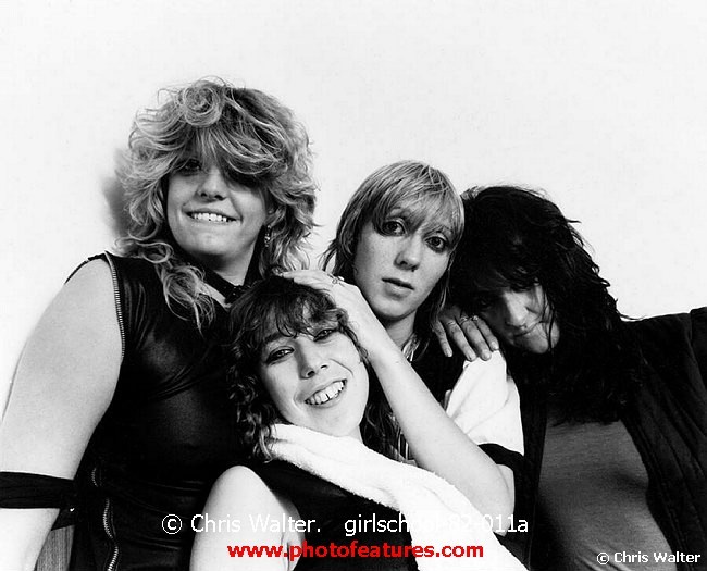 Photo of Girlschool for media use , reference; girlschool-82-011a,www.photofeatures.com