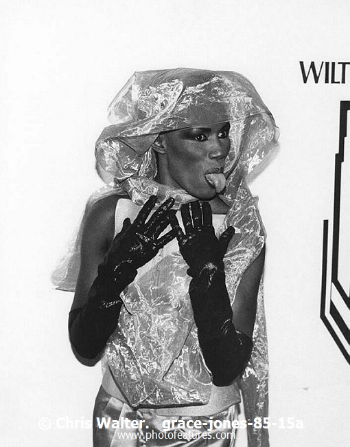 Photo of Grace Jones for media use , reference; grace-jones-85-15a,www.photofeatures.com