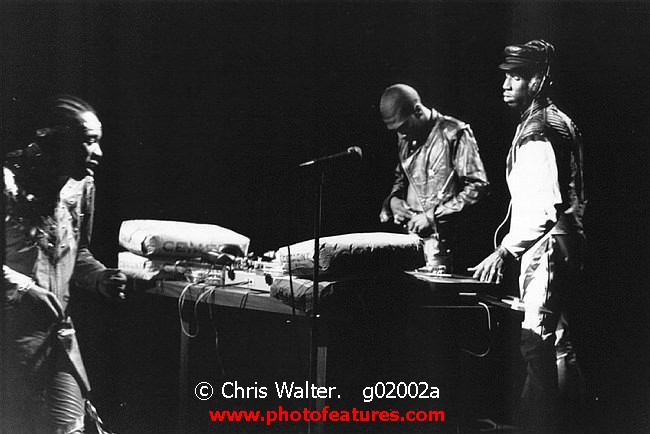 Photo of Grandmaster Flash for media use , reference; g02002a,www.photofeatures.com