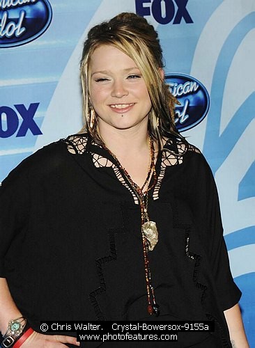Photo of 2010 American Idol Finale by Chris Walter , reference; Crystal-Bowersox-9155a,www.photofeatures.com