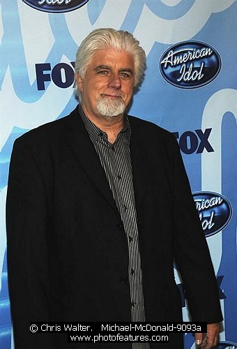 Photo of 2010 American Idol Finale by Chris Walter , reference; Michael-McDonald-9093a,www.photofeatures.com