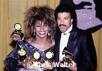 Tina Turner 1985 Grammy Awards with Lionel Ritchie<br><br>