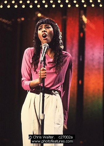 Photo of Irene Cara by Chris Walter , reference; c27002a,www.photofeatures.com