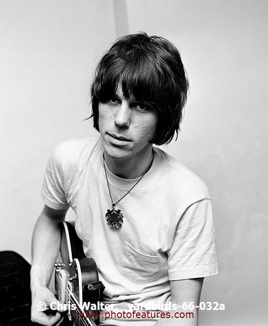 Photo of Jeff Beck for media use , reference; yardbirds-66-032a,www.photofeatures.com