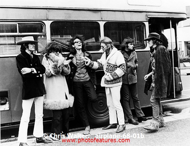Photo of Jefferson Airplane for media use , reference; airplane-68-01b,www.photofeatures.com