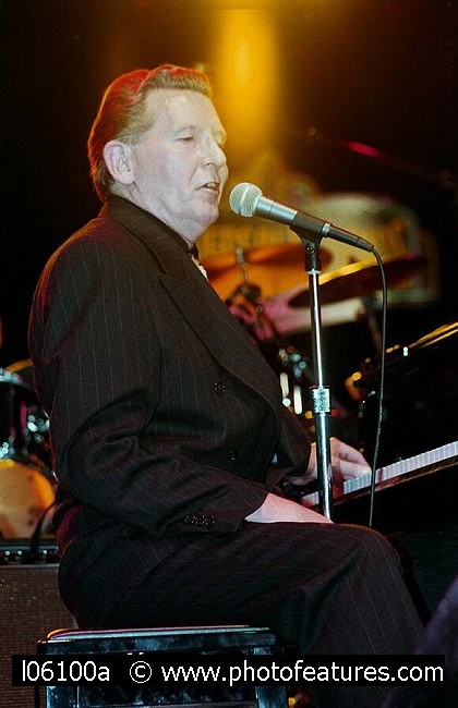 Photo of Jerry Lee Lewis for media use , reference; l06100a,www.photofeatures.com