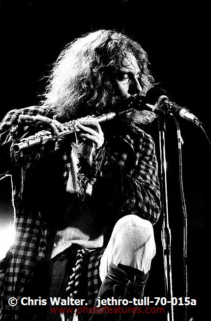Photo of Jethro Tull for media use , reference; jethro-tull-70-015a,www.photofeatures.com