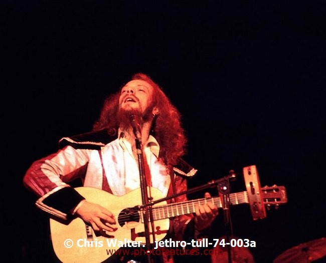 Photo of Jethro Tull for media use , reference; jethro-tull-74-003a,www.photofeatures.com