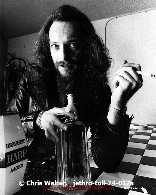 Photo of Jethro Tull for media use , reference; jethro-tull-74-017a,www.photofeatures.com