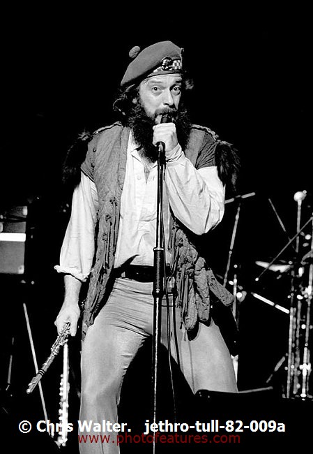 Photo of Jethro Tull for media use , reference; jethro-tull-82-009a,www.photofeatures.com