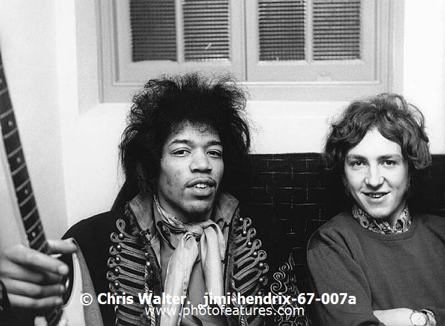 Photo of Jimi Hendrix for media use , reference; jimi-hendrix-67-007a,www.photofeatures.com