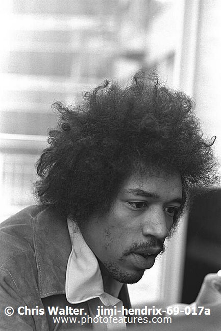 Photo of Jimi Hendrix for media use , reference; jimi-hendrix-69-017a,www.photofeatures.com